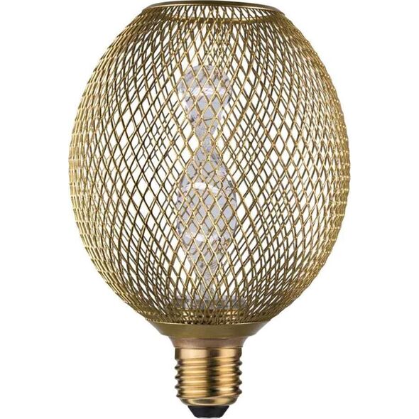 Paulmann Źródło światła LED METALLIC GLOW GLOB mosiądz Helix E27 3,5W 130lm 1800K 230V 14090344 4000870290880