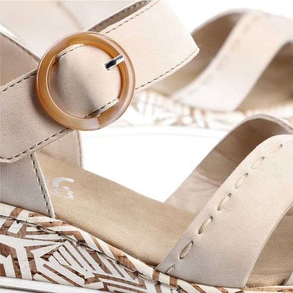 Rieker Rieker Sandals 67173-60 Beżowe 38 14090540 4060596545466