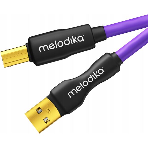 Melodika Melodika MDUAB70 Purple Kabel USB 2.0 typu A-B m.in. do DAC / urzÄdzeĹ medycznych / ploterĂłw - 7m 14090711 5907609009685