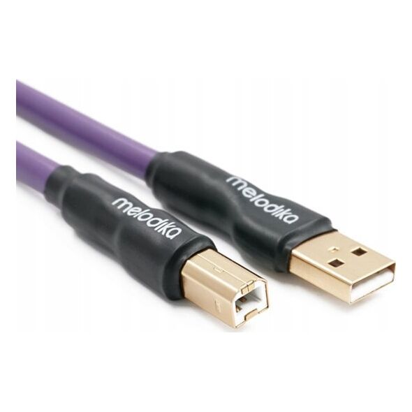 Melodika Melodika MDUAB70 Purple Kabel USB 2.0 typu A-B m.in. do DAC / urzÄdzeĹ medycznych / ploterĂłw - 7m 14090711 5907609009685
