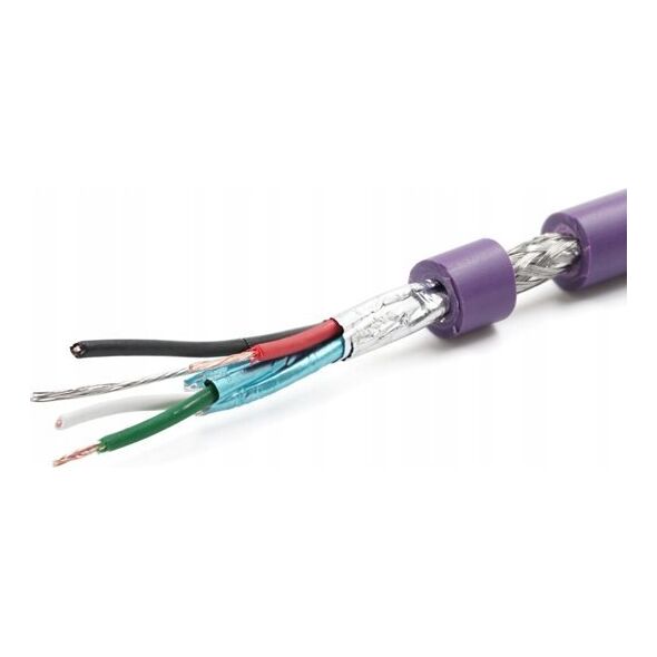 Melodika Melodika MDUAB50 Purple Kabel USB 2.0 typu A-B m.in. do DAC / urzÄdzeĹ medycznych / ploterĂłw - 5m 14090713 5907609009661