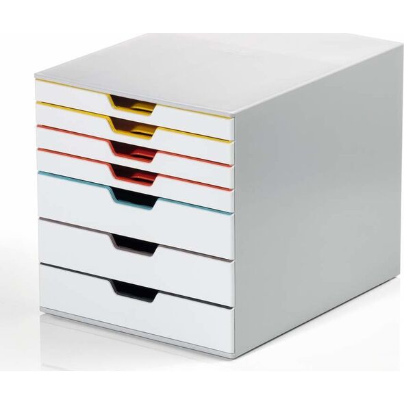 Durable DURABLE Schubladenbox VARICOLOR Mix 7 Fächer mehrfb 14091207 4005546736112