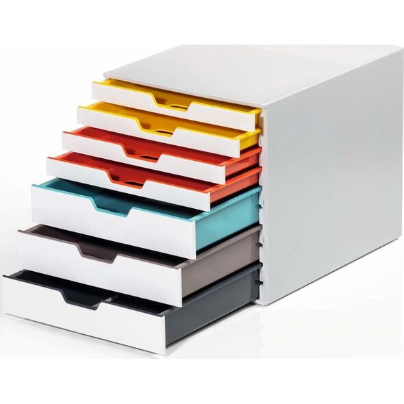 Durable DURABLE Schubladenbox VARICOLOR Mix 7 Fächer mehrfb 14091207 4005546736112