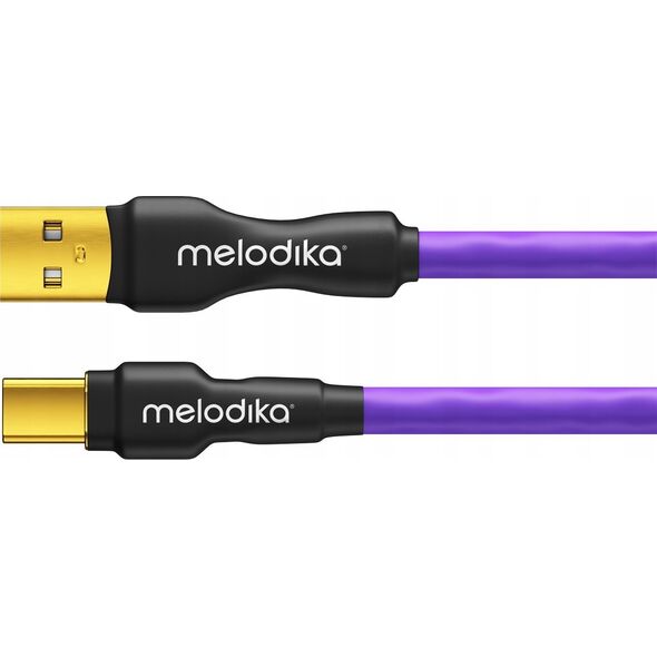 Melodika Melodika MDUAC10 Purple Kabel USB typu A-C m.in. do DAC / urzÄdzeĹ medycznych - 1m 14092616 5907609009753