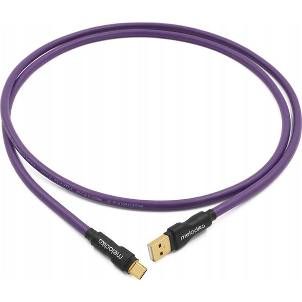 Melodika Melodika MDUAC30 Purple Kabel USB typu A-C m.in. do DAC / urzÄdzeĹ medycznych - 3m 14092666 5907609009791