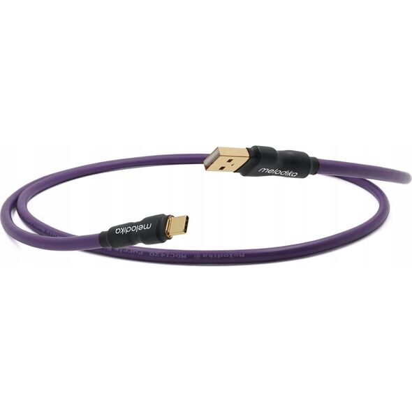 Melodika Melodika MDUAC60 Purple Kabel USB typu A-C m.in. do DAC / urzÄdzeĹ medycznych - 6m 14092669 5907609009838