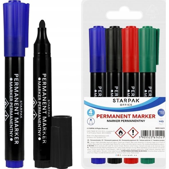 Starpak MARKER PERMAN OKR 4KOL STK ETUI 1/30 14093504 5905523614541