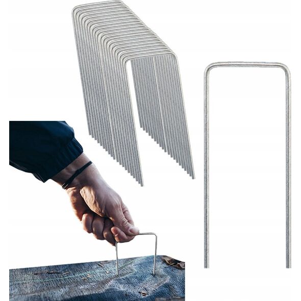 Bradas SZPILKA DO AGROTKANIN METALOWA 3cm x 15cm /100szt. 14093551 5907544438946