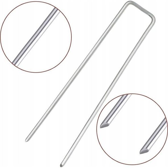 Bradas SZPILKA DO AGROTKANIN METALOWA 3cm x 20cm /50szt. 14093554 5907544438977