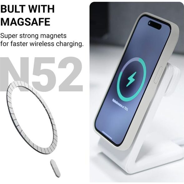 Crong Crong Color Cover Magnetic - Etui iPhone 16 Plus MagSafe (czarny) 14103180 5904310704823