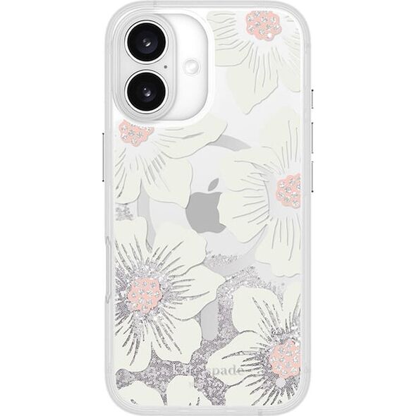 Kate Spade New York Kate Spade New York Liquid Glitter MagSafe - Etui iPhone 16 (Hollyhock Floral) 14103208 840171741285