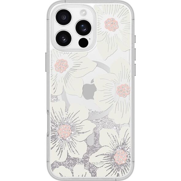 Kate Spade New York Kate Spade New York Liquid Glitter MagSafe - Etui iPhone 16 Pro Max (Hollyhock Floral) 14103213 840171741360