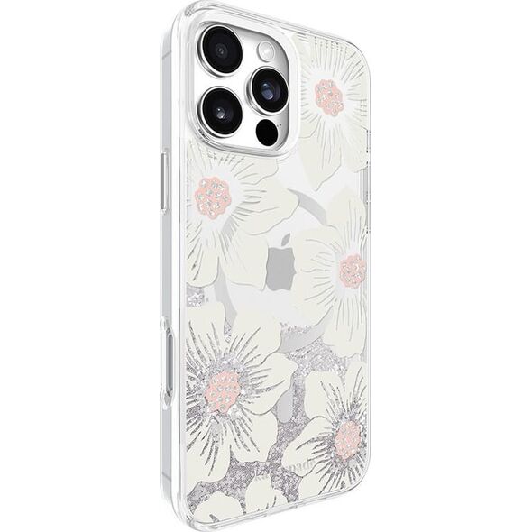 Kate Spade New York Kate Spade New York Liquid Glitter MagSafe - Etui iPhone 16 Pro Max (Hollyhock Floral) 14103213 840171741360