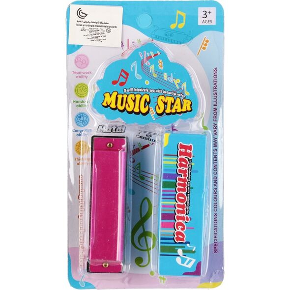 Mega Creative HARMONIJKA MET/PLAST 12X23X3 MIX4 MC B/C144/288 14103553 5905523658637