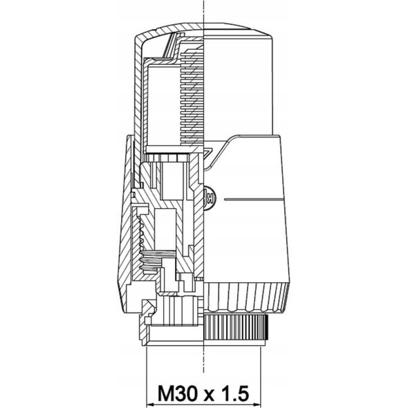Alkotest 886-500-19 / KFA / ARMATURA C.O. / GŁOWICA TERMOSTATYCZNA CIECZOWA GT MIEDŹ / 14104672 5907571881326