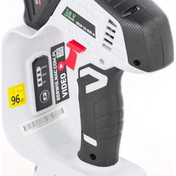 Piła łańcuchowa NAC NAC PIŁA ŁAŃCUCHOWA AKUM. 18V 1x2,0Ah 12,7cm 14104785 5905842505995