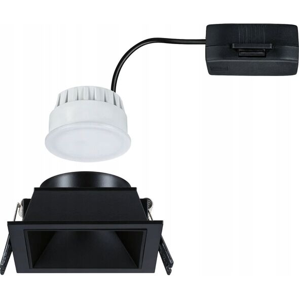 Paulmann Oprawa do wbudowania EBL COLE SET 3-STEP DIM  6W 470lm 2700K IP44 230V czarny / aluminium 14104926 4000870931271