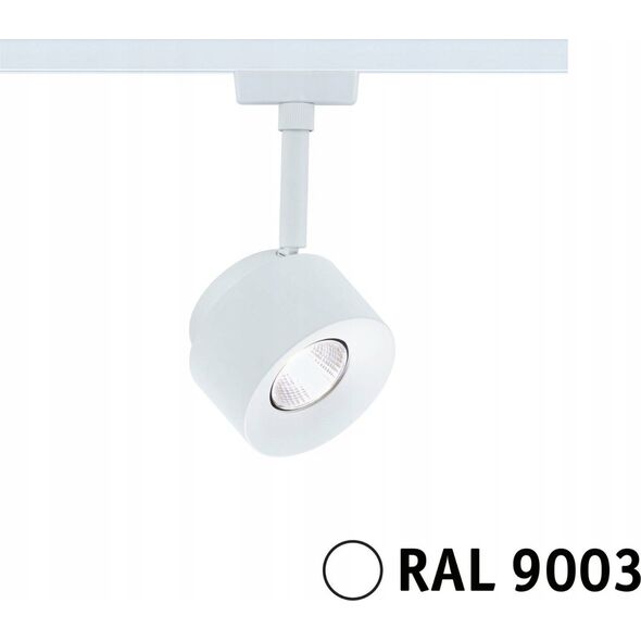 Paulmann Reflektor na szynoprzewód URail PANE LED DIM 7,4W 680lm 4000K 230V biały RAL9003 / metal 14104944 4000870948941