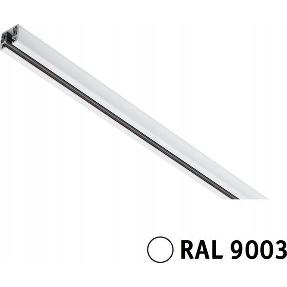 Paulmann Szynoprzewód URail system 2m 230V biały RAL9003 / metal 14104958 4000870956410