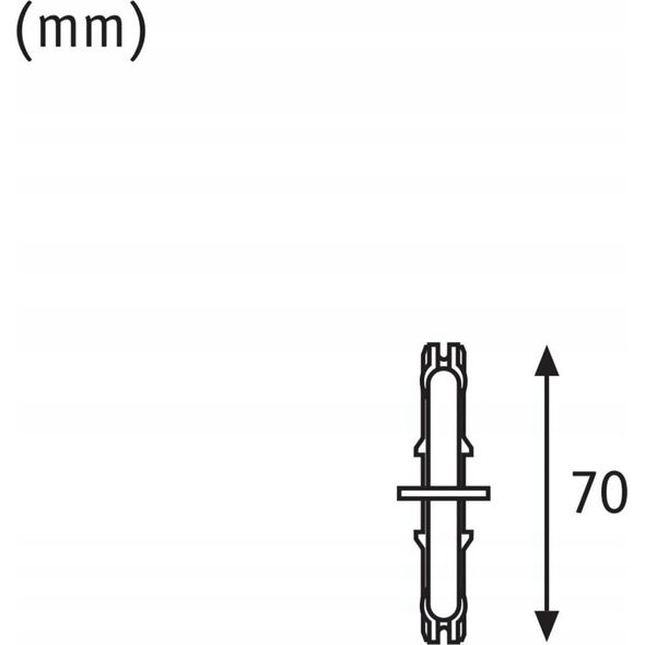 Paulmann Rozłącznik szynowy izolator URail system biały RAL9003 / metal 14104966 4000870956519