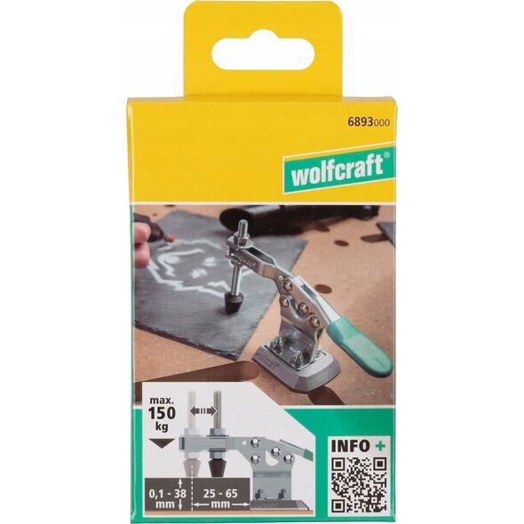 Wolfcraft Mobilny zacisk szybkomocujący Wolfcraft 14104977 4006885689305