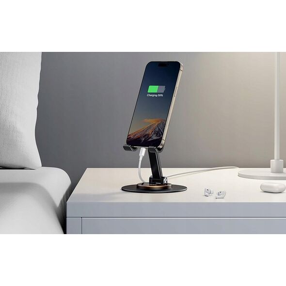 Podstawka Ugreen Podstawka na smartfon / tablet UGREEN LP805, obrotowa czarna 14105737 6941876231522