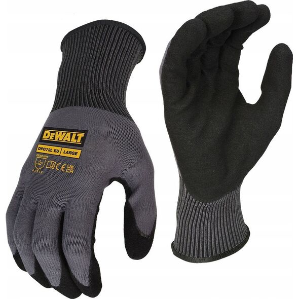 Dewalt rękawice flexible durable grip l dewalt 14106102 674326357911