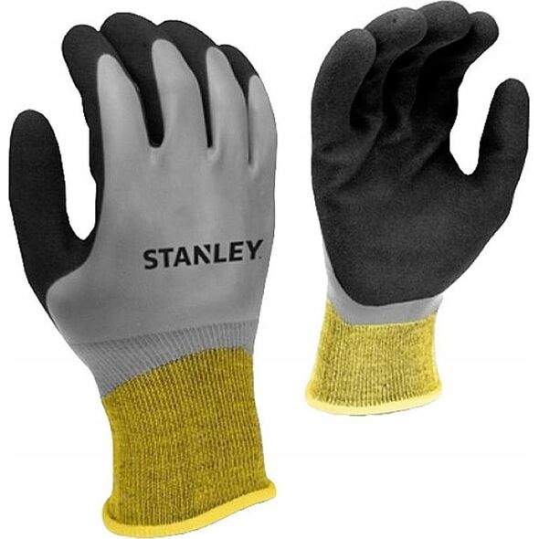 Stanley rękawice lateksowe wodoodporne 9/l stanley 14106105 674326349015