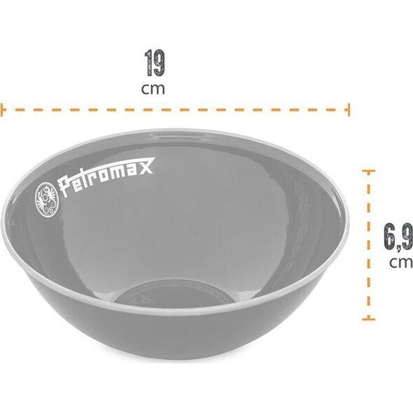 Petromax Miski Emaliowane Petromax 10 L 2 Szt BLACK 14115152 4250435731208