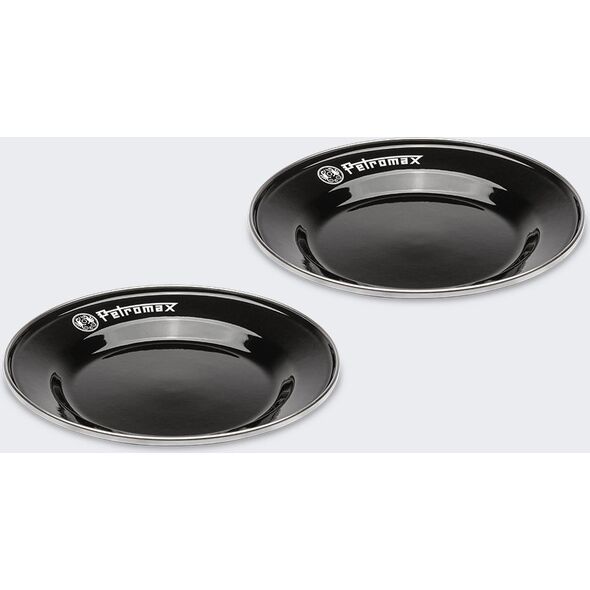 Petromax Talerze Emaliowane Petromax 18 Cm 2 Szt BLACK 14115157 4250435731161