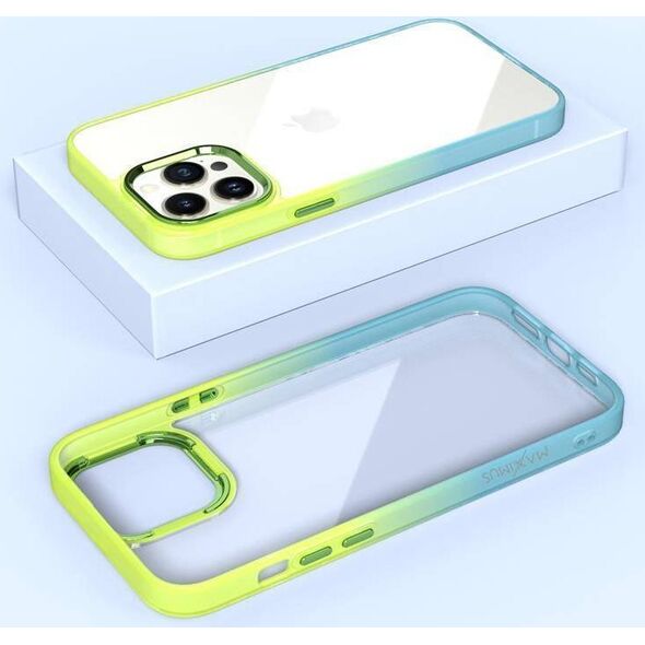 Maxximus MX RAINBOW IPHONE 15 PLUS (6.7) LIME-BLUE / ZIELONO-NIEBIESKI 14115233 5901313079613