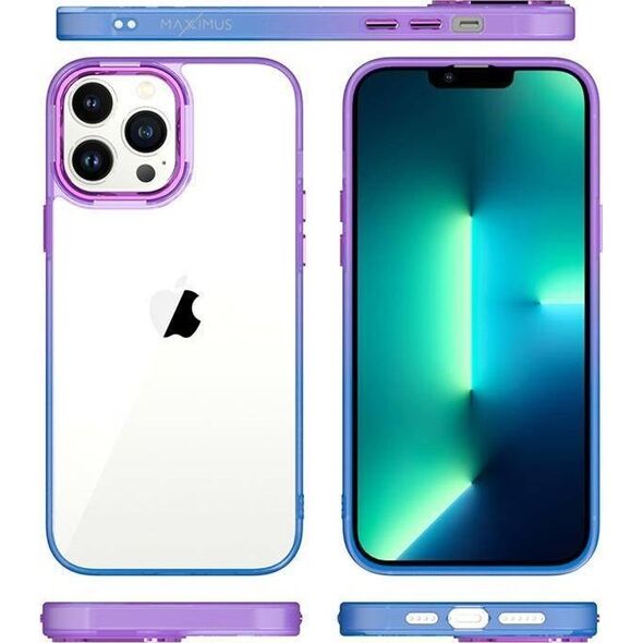 Maxximus MX RAINBOW IPHONE 15 PLUS (6.7) PURPLE-BLUE / FIOLETOWO-NIEBIESKI 14115237 5901313079620