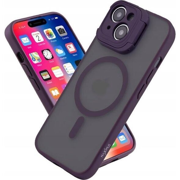 Maxximus MX KICKSTAND MAGSAFE IPHONE 15 PRO MAX 6.7, PURPLE / FIOLETOWY 14115247 5901313091721