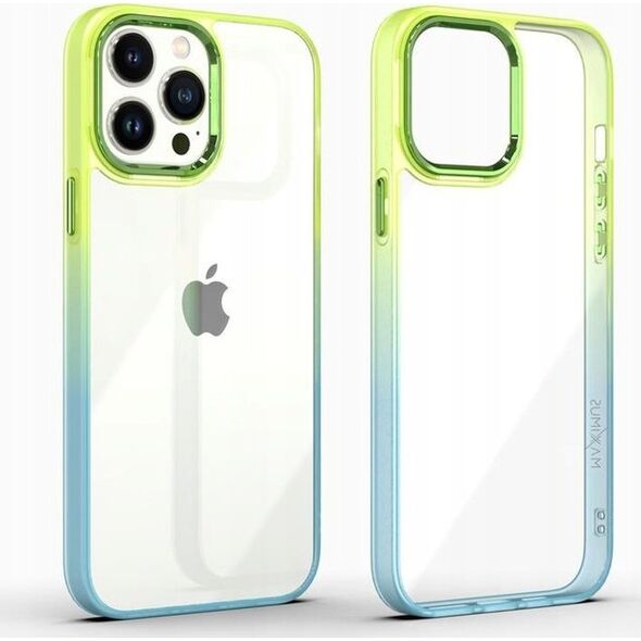 Maxximus MX RAINBOW IPHONE 15 PRO (6.1) LIME-BLUE / ZIELONO-NIEBIESKI 14115250 5901313079644