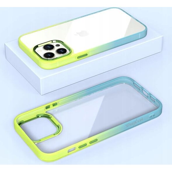 Maxximus MX RAINBOW IPHONE 15 PRO (6.1) LIME-BLUE / ZIELONO-NIEBIESKI 14115250 5901313079644