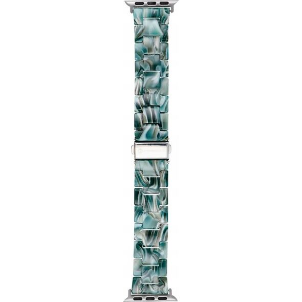 ForCell FORCELL F-DESIGN FA04 pasek żywiczny marmurkowy do APPLE Watch 38 / 40 / 41 mm zielony 14116691 5903396291487