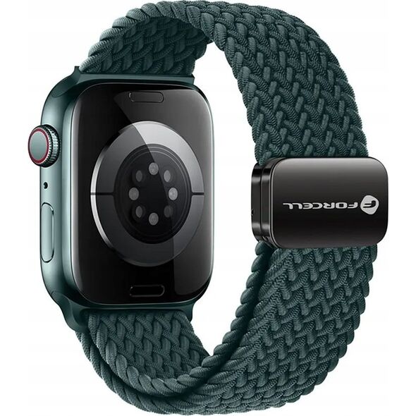 ForCell FORCELL F-DESIGN FA02 pasek magnetyczny nylonowy do APPLE Watch 38 / 40 / 41 mm ciemny zielony 14116736 5903396292620