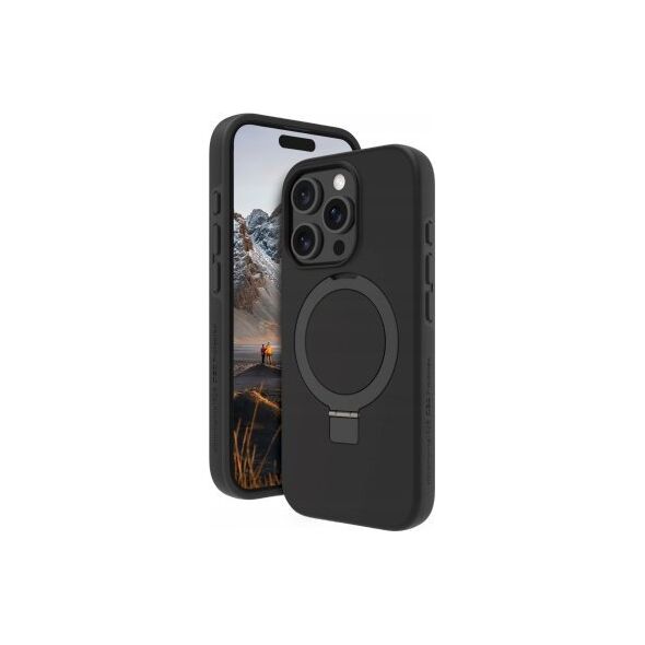 dbramante dbramante1928 Iceland Ultra D3O MS Kick - obudowa ochronna z podstawką do iPhone 16 Pro kompatybilna z MagSafe (black) 14118790 5711428062963