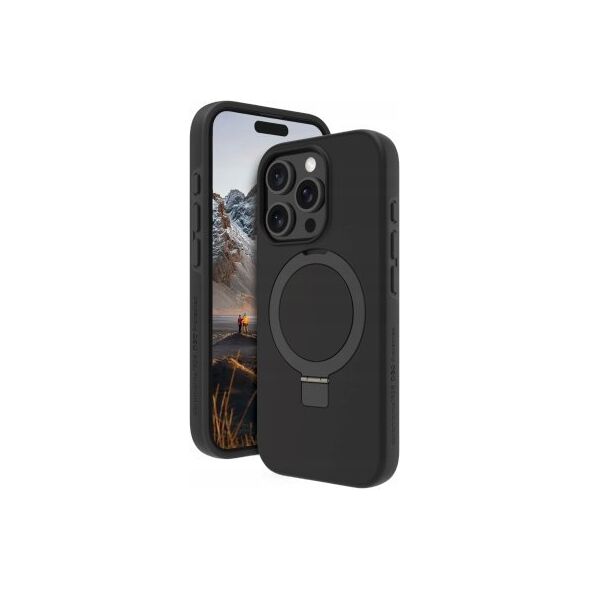 dbramante dbramante1928 Iceland Ultra D3O MS Kick - obudowa ochronna z podstawką do iPhone 16 Pro Max kompatybilna z MagSafe (black) 14118803 5711428063007