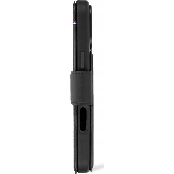 Decoded Decoded Leather Detachable Wallet - skórzana obudowa ochronna do iPhone 16 kompatybilna z MagSafe (black) 14118815 8721145001180