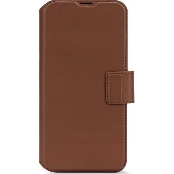 Decoded Decoded Leather Detachable Wallet - skórzana obudowa ochronna do iPhone 16 Pro kompatybilna z MagSafe (tan) 14118833 8721145001272