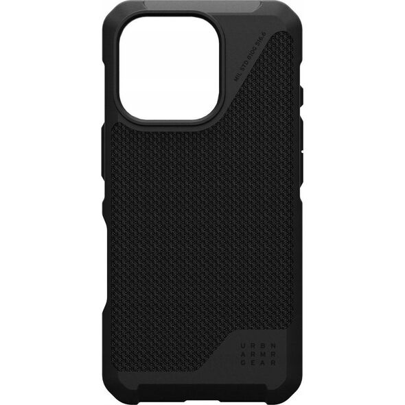 UAG UAG Metropolis LT Magsafe - obudowa ochronna do iPhone 16 Pro kompatybilna z MagSafe (kevlar black) 14118864 840283914362