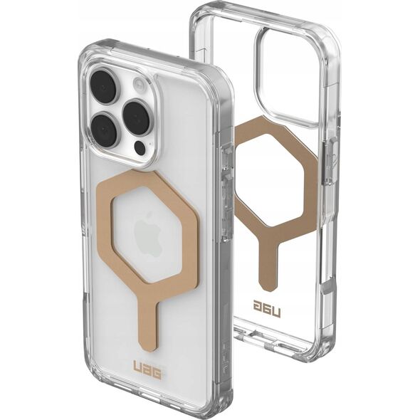 UAG UAG Plyo Magsafe - obudowa ochronna do iPhone 16 Pro kompatybilna z MagSafe (ice/gold) 14118910 840283915192