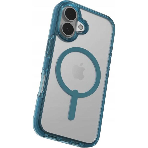 Zagg International ZAGG Santa Cruz Snap - obudowa ochronna do iPhone 16 Plus kompatybilna z MagSafe (retro blue) 14118944 840390318954