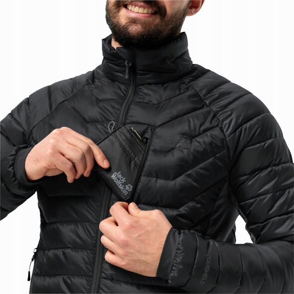 Kurtka męska Jack Wolfskin Jack Wolfskin Routeburn Pro Ins Jacket 1206862-6000 Czarne XXL 14121280 4064993903799