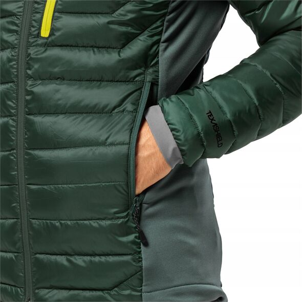 Kurtka męska Jack Wolfskin Jack Wolfskin Routeburn Pro Ins Jacket 1206862-T0138 Zielone L 14121287 4064886342452