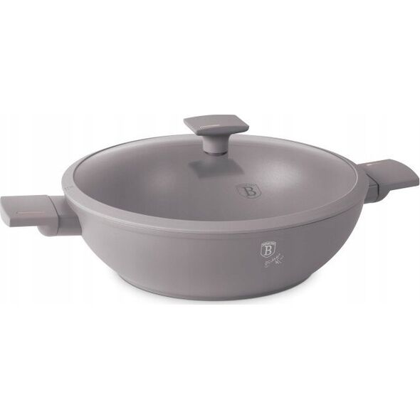 Patelnia Berlinger Haus WOK TYTANOWY Z POKRYWĄ 30cm BERLINGER HAUS BH-8095 TAUPE 14121634 5999108469329