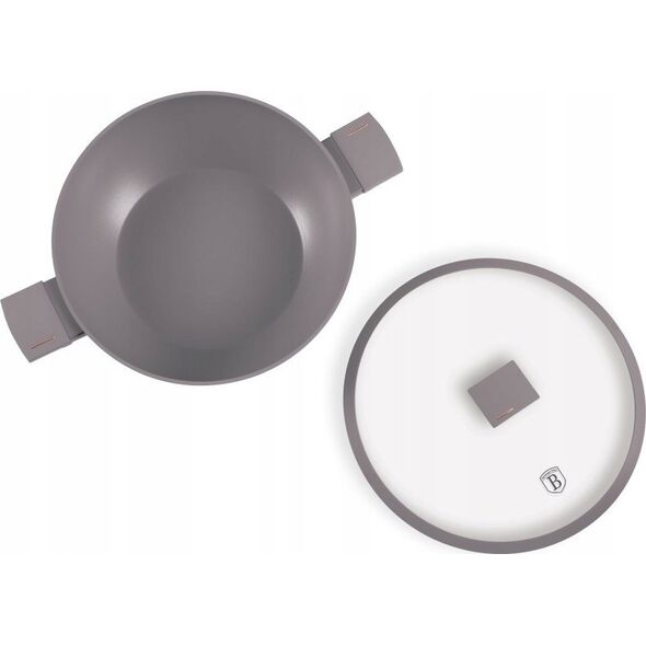 Patelnia Berlinger Haus WOK TYTANOWY Z POKRYWĄ 30cm BERLINGER HAUS BH-8095 TAUPE 14121634 5999108469329