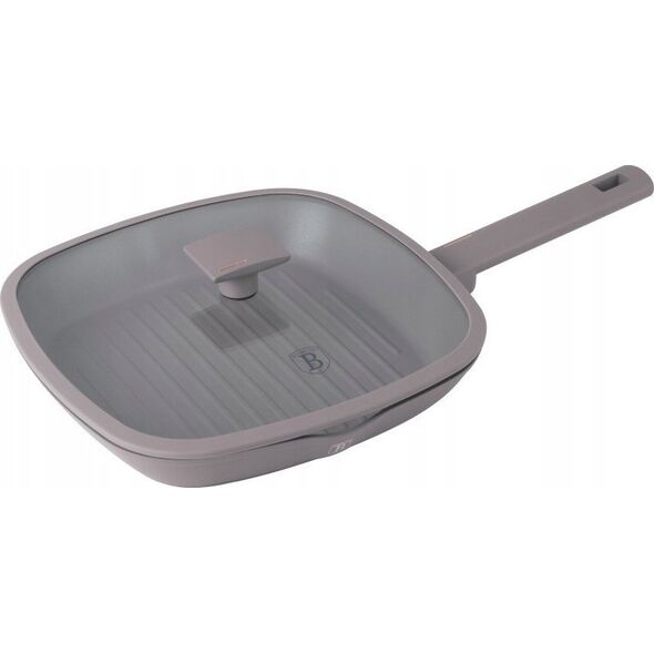 Patelnia Berlinger Haus PATELNIA GRILLOWA TYTANOWA Z POKRYWĄ 28cm BERLINGER HAUS BH-8097 TAUPE 14121649 5999108469367