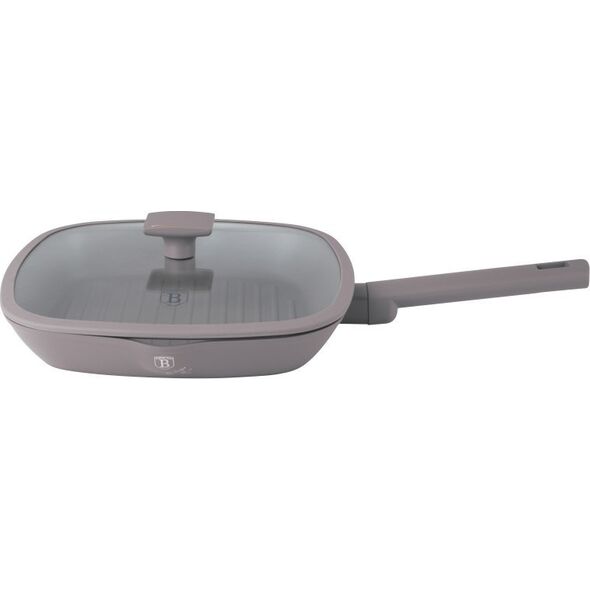 Patelnia Berlinger Haus PATELNIA GRILLOWA TYTANOWA Z POKRYWĄ 28cm BERLINGER HAUS BH-8097 TAUPE 14121649 5999108469367